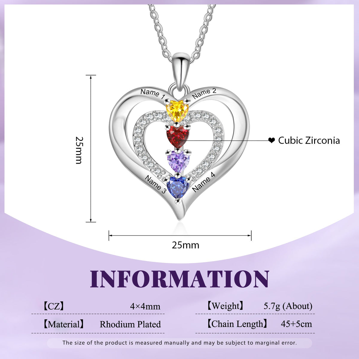 Custom Birthstone Necklace