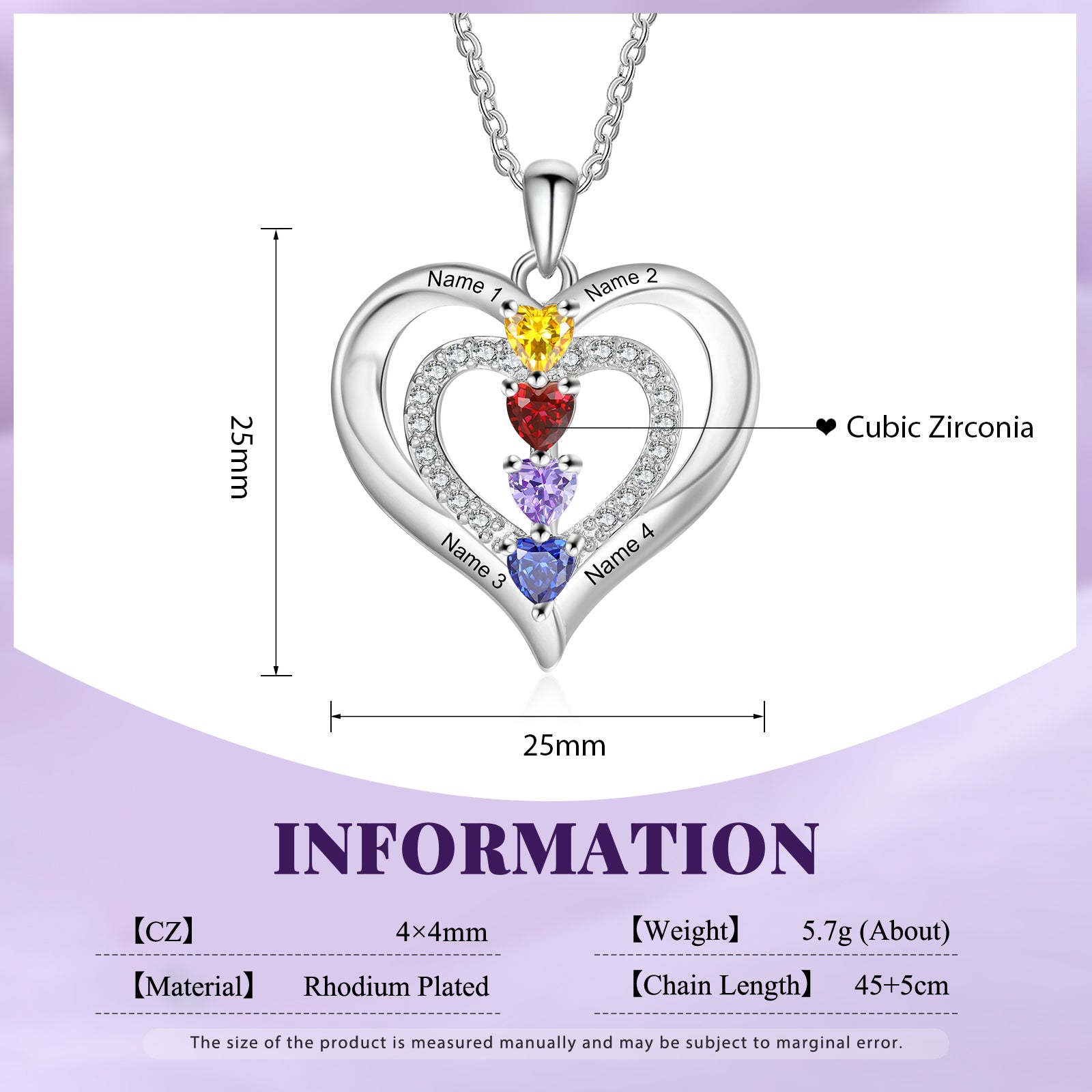 Custom Birthstone Necklace