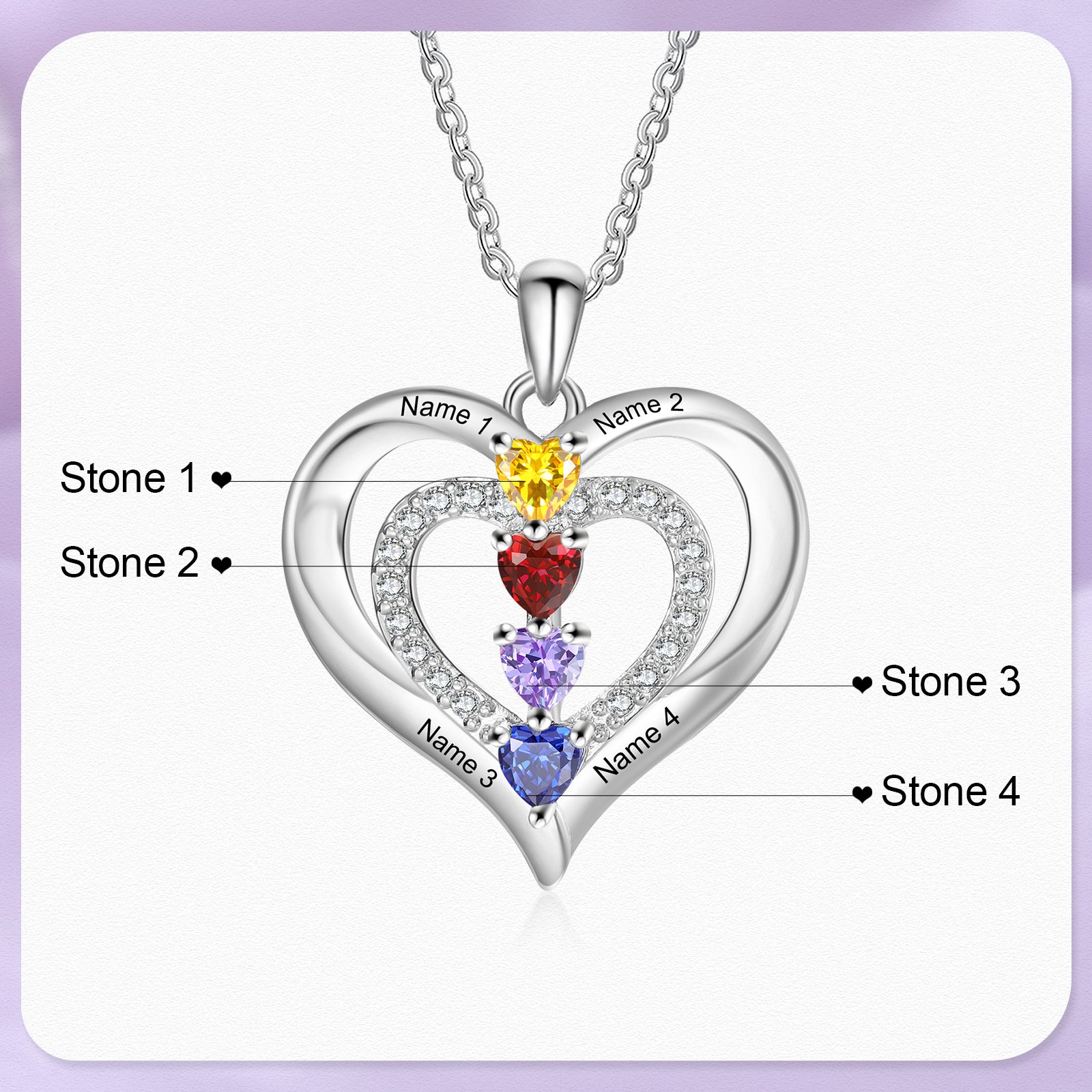 Custom Birthstone Necklace