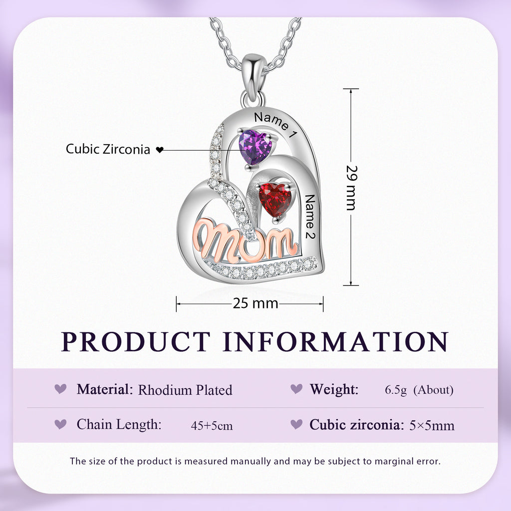 Custom Birthstone Necklace