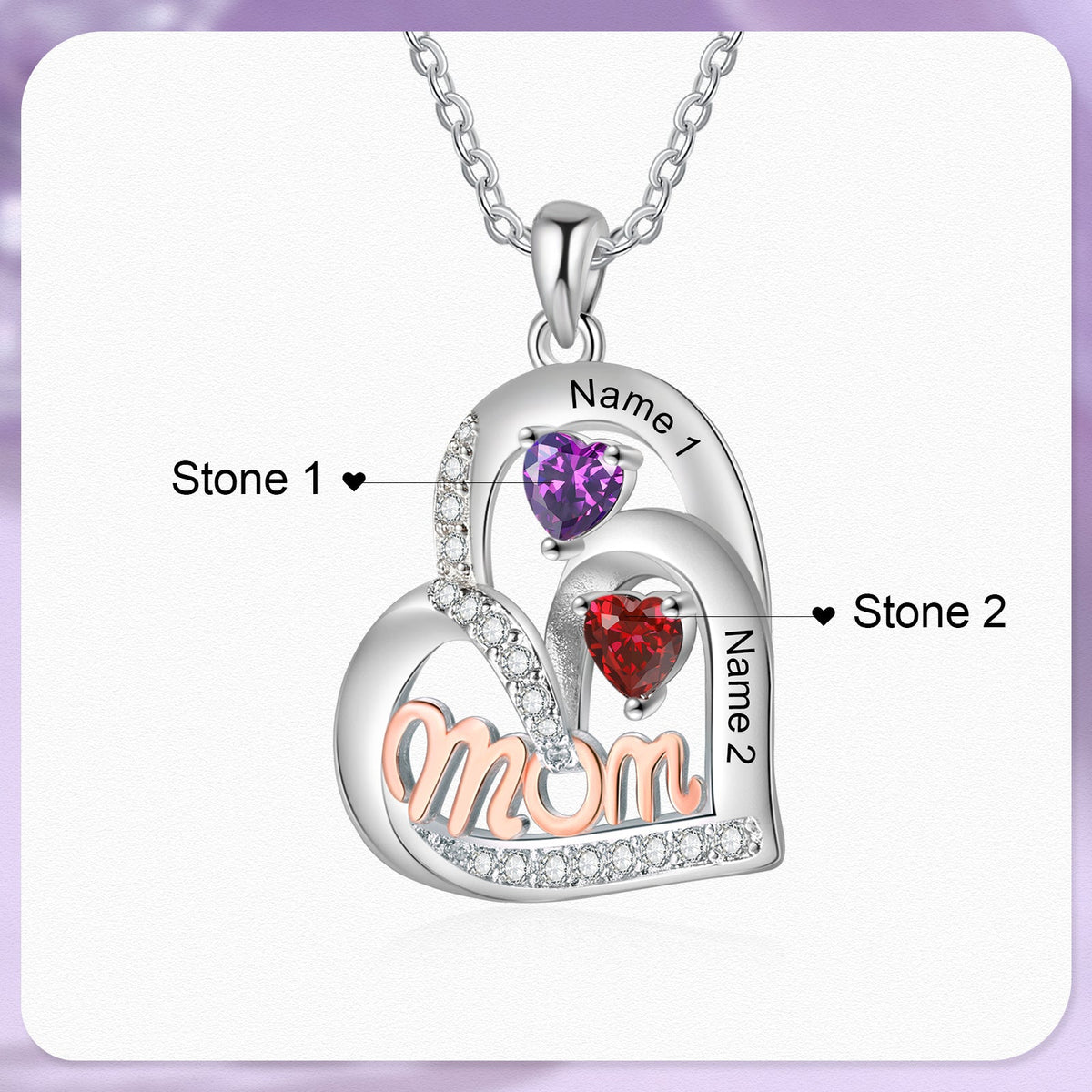 Custom Birthstone Necklace
