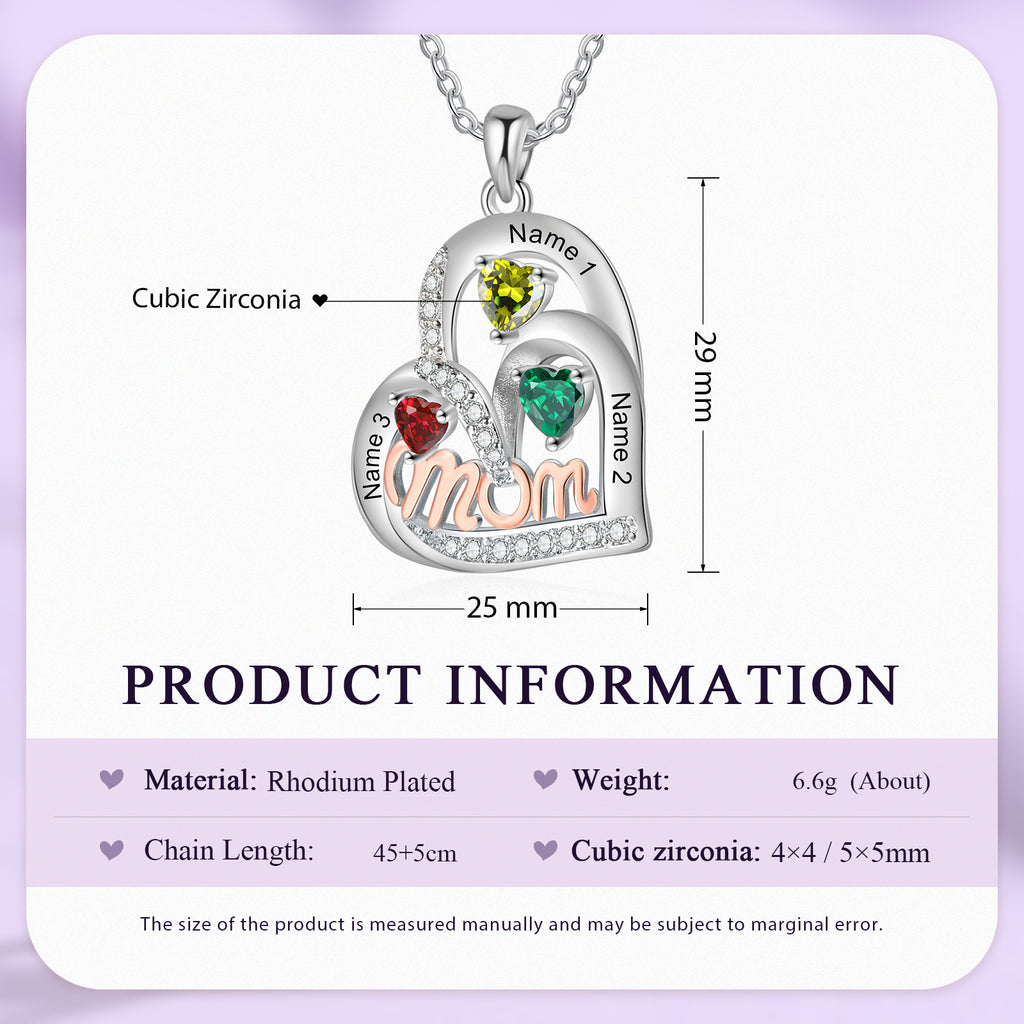 Custom Birthstone Necklace