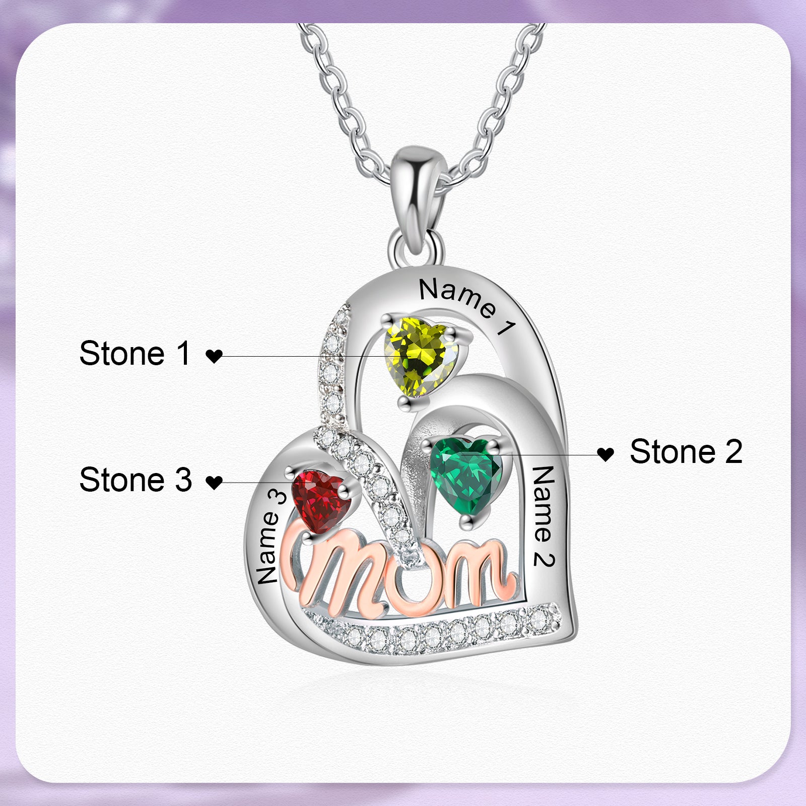 Custom Birthstone Necklace