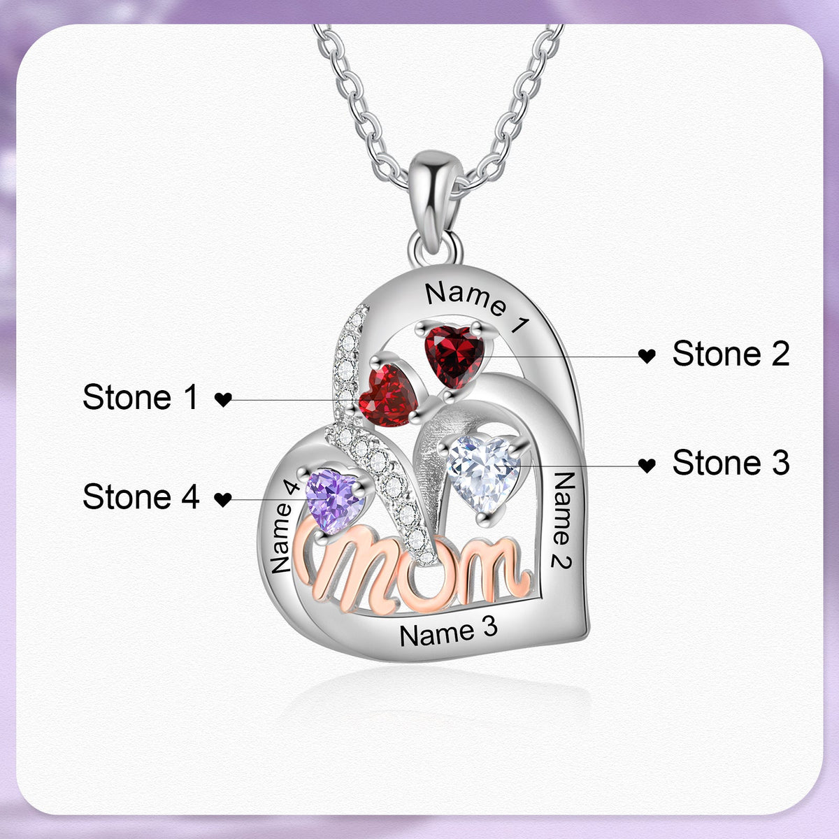 Custom Birthstone Necklace