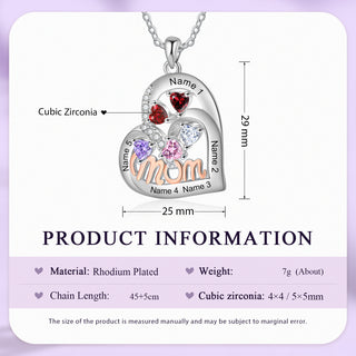 Custom Birthstone Necklace