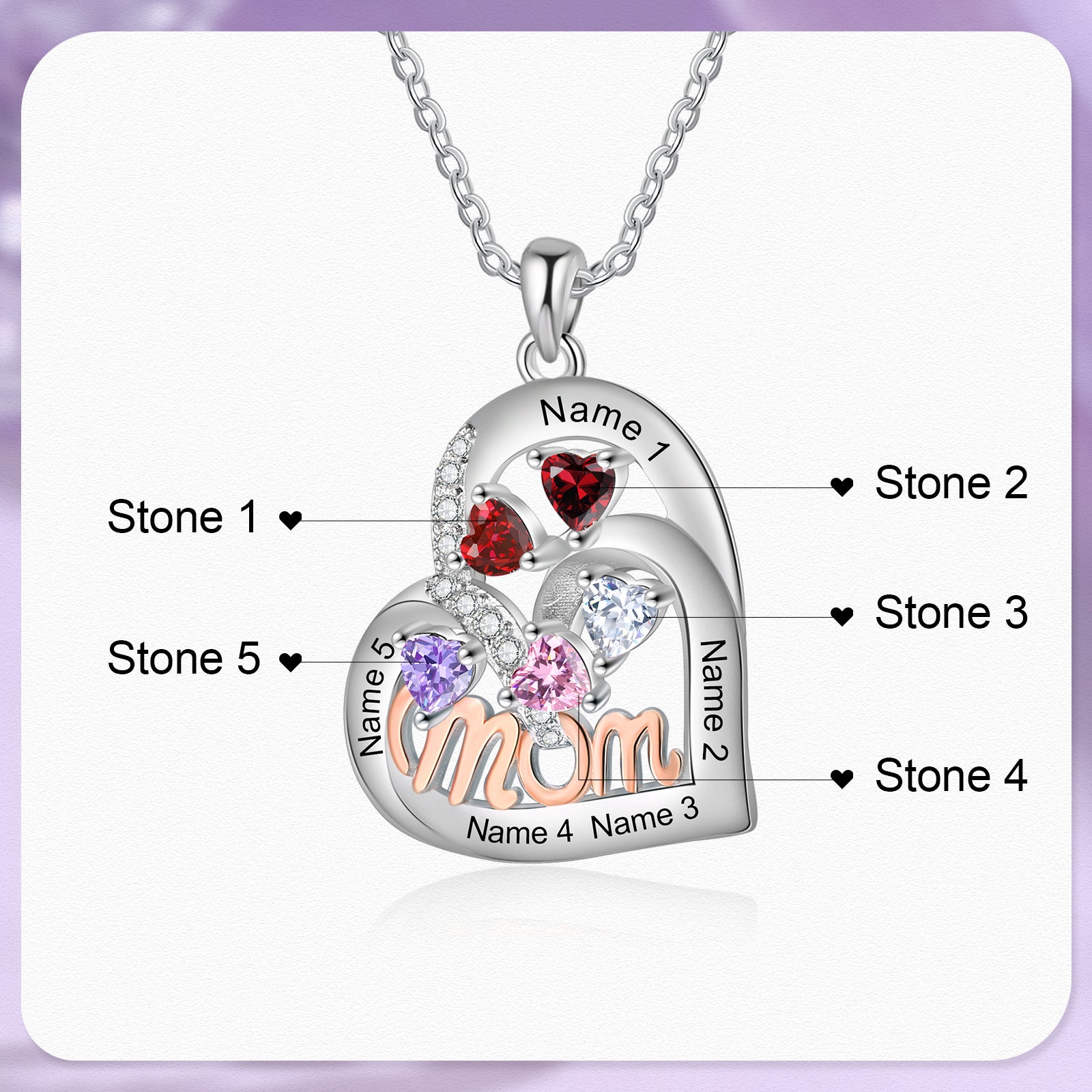 Custom Birthstone Necklace