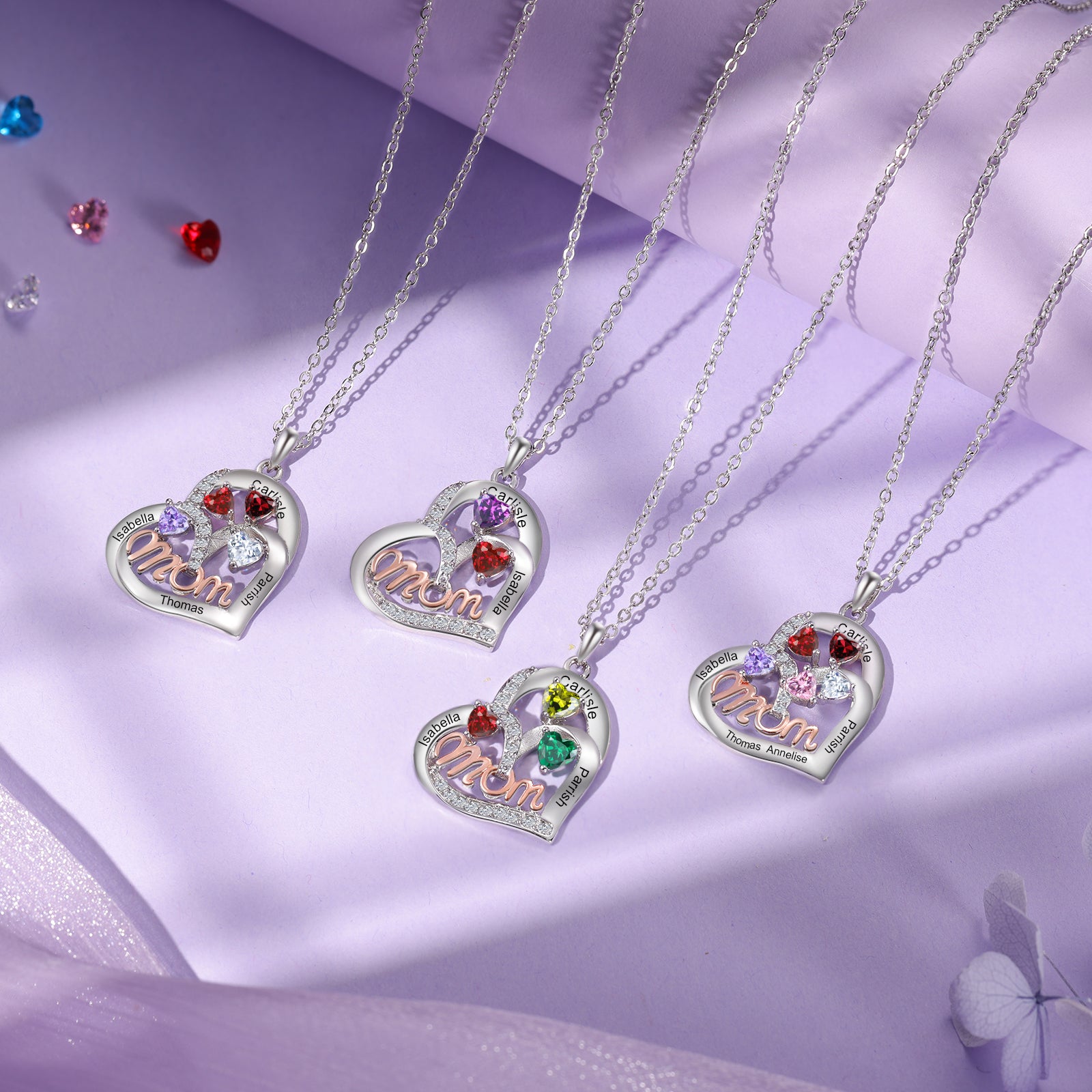 Custom Birthstone Necklace