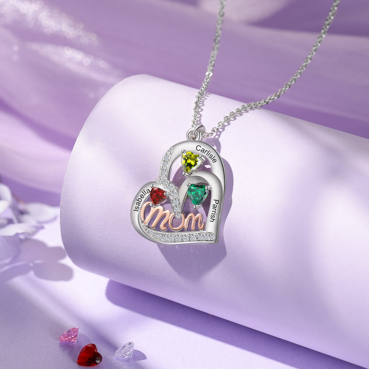 Custom Birthstone Necklace