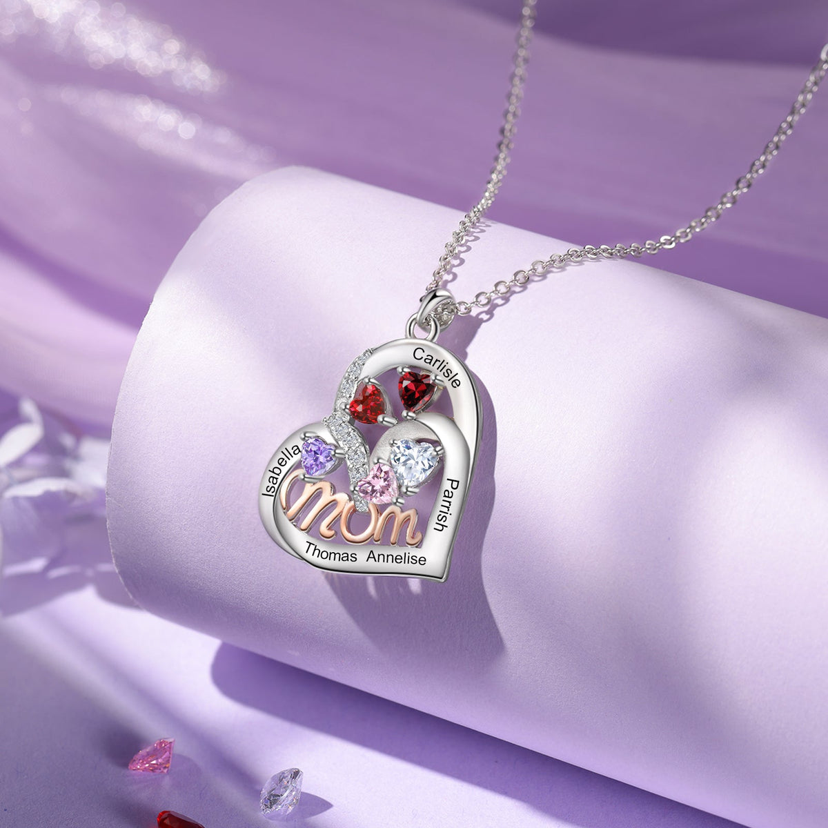 Custom Birthstone Necklace