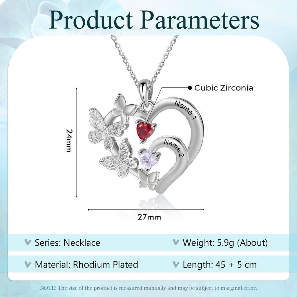 Custom Birthstone Necklace