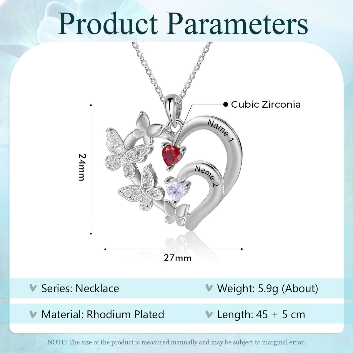 Custom Birthstone Necklace