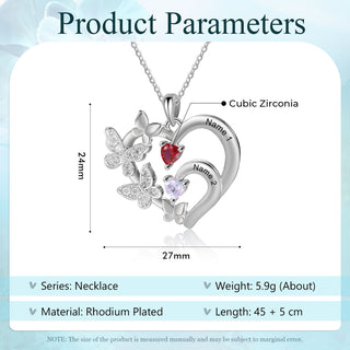 Custom Birthstone Necklace