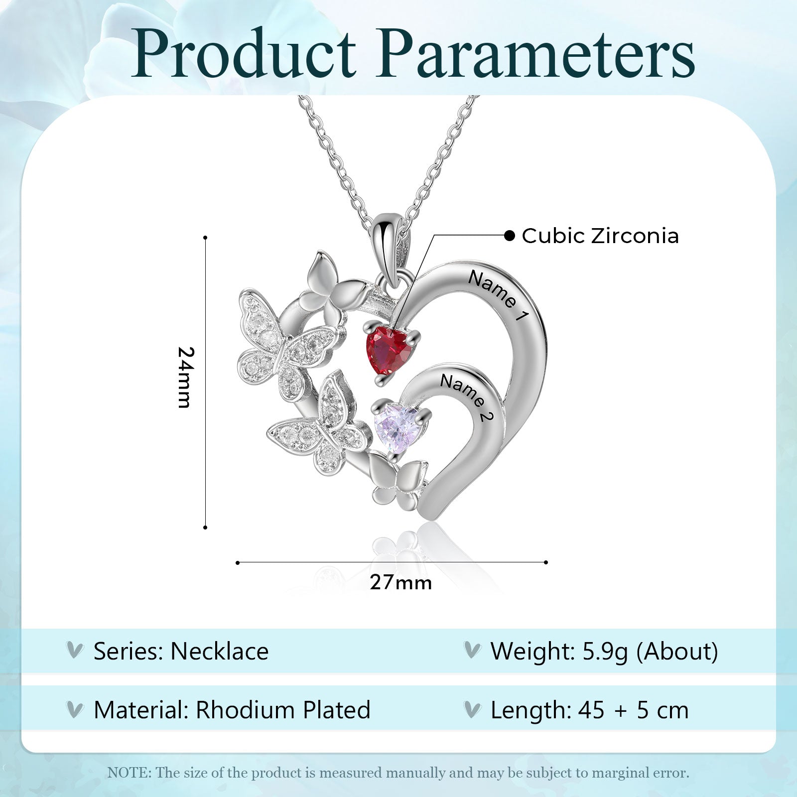Custom Birthstone Necklace