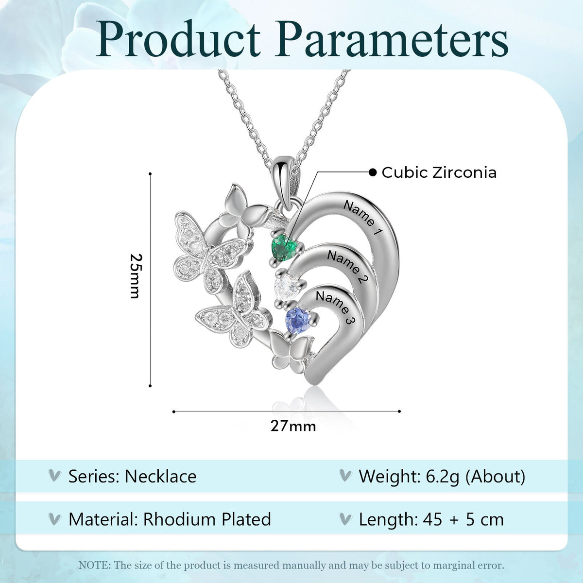 Custom Birthstone Necklace