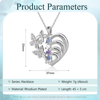 Custom Birthstone Necklace