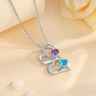 925 Sterling silver Custom Birthstone necklace