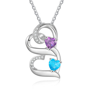 925 Sterling silver Custom Birthstone necklace