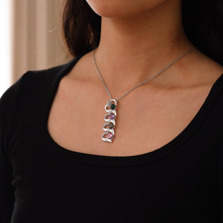 925 Sterling silver Custom Birthstone necklace