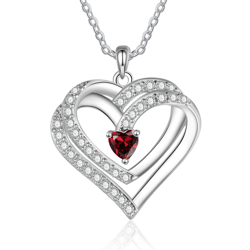 925 Sterling silver Custom Birthstone necklace