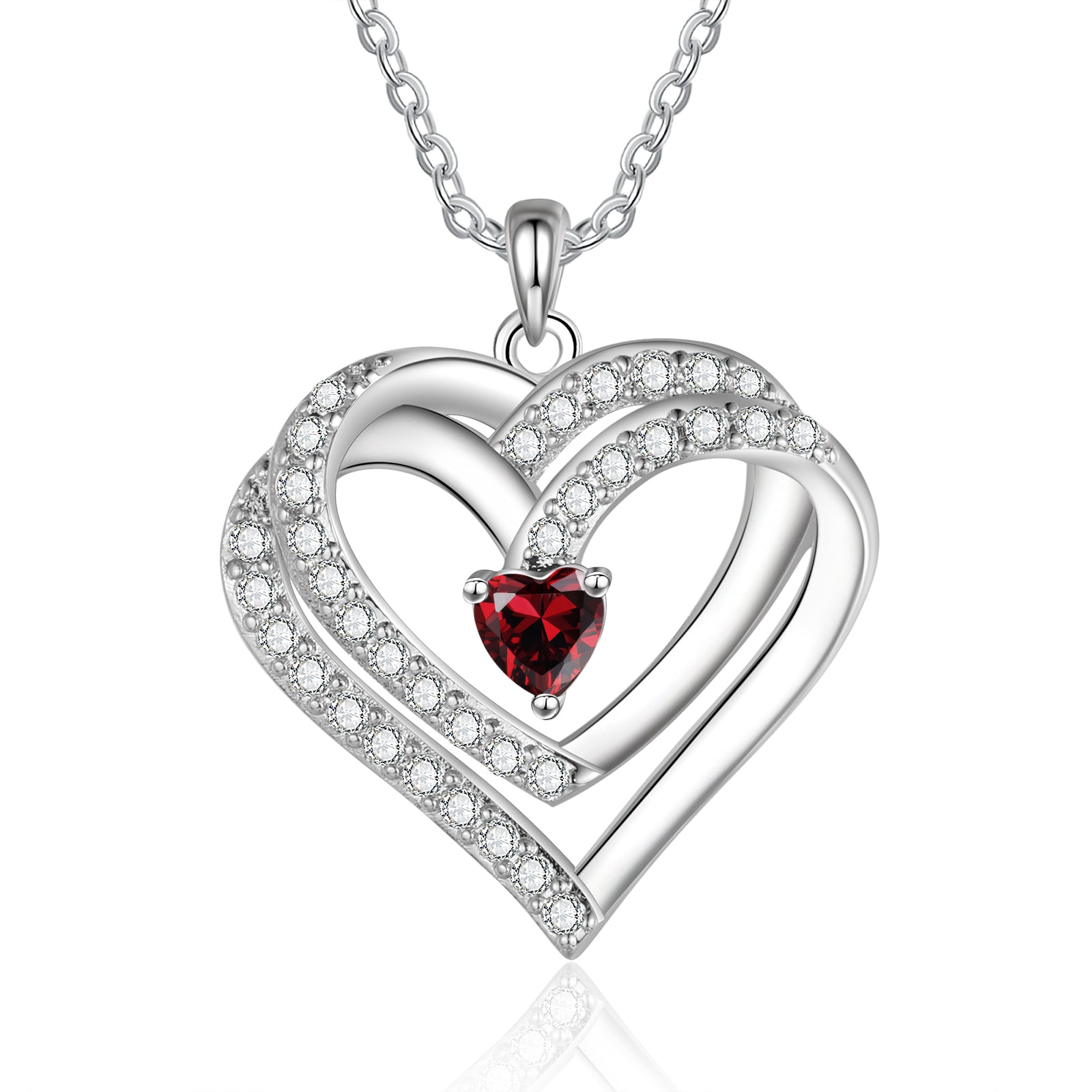 925 Sterling silver Custom Birthstone necklace
