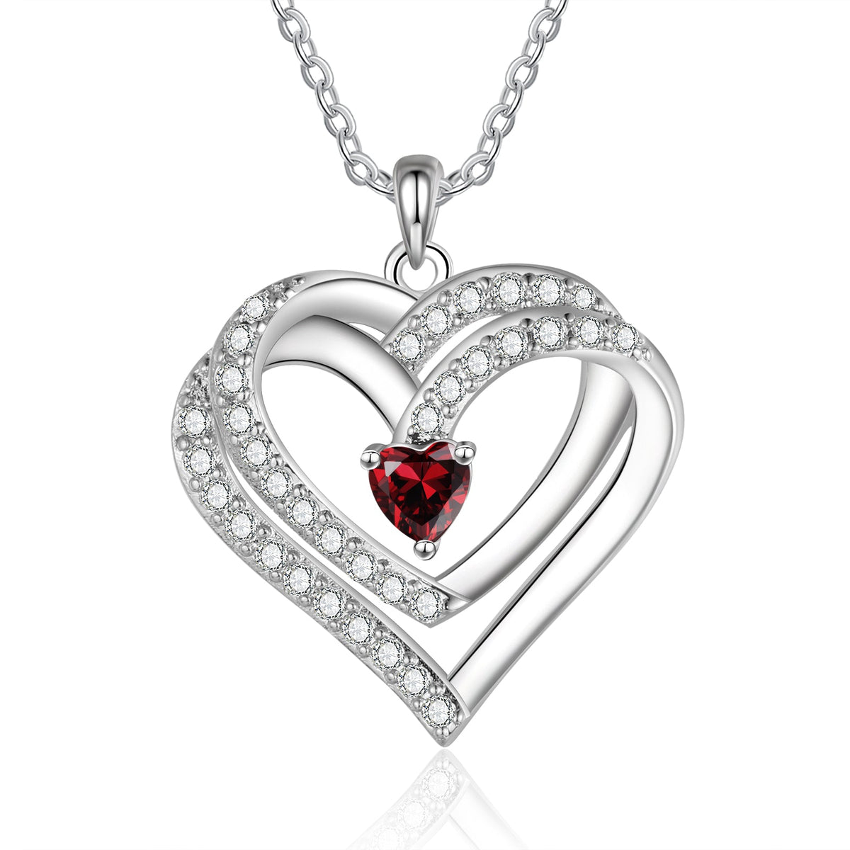 925 Sterling silver Custom Birthstone necklace