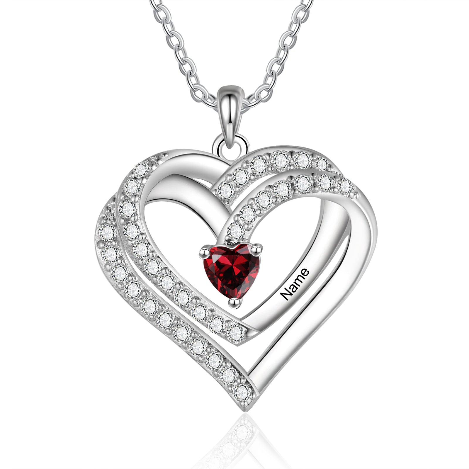925 Sterling silver Custom Birthstone necklace