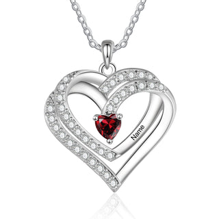 925 Sterling silver Custom Birthstone necklace