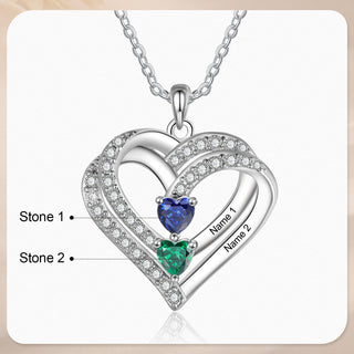 925 Sterling silver Custom Birthstone necklace
