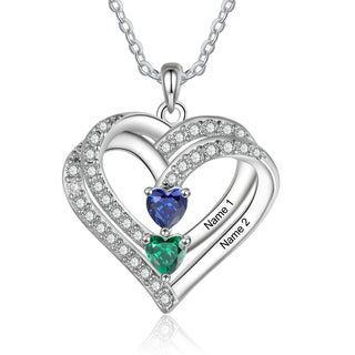 925 Sterling silver Custom Birthstone necklace