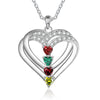 925 Sterling silver Custom Birthstone necklace