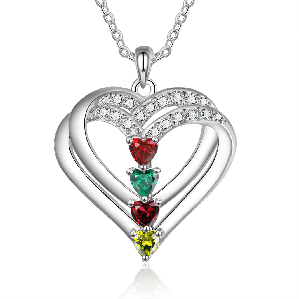 925 Sterling silver Custom Birthstone necklace