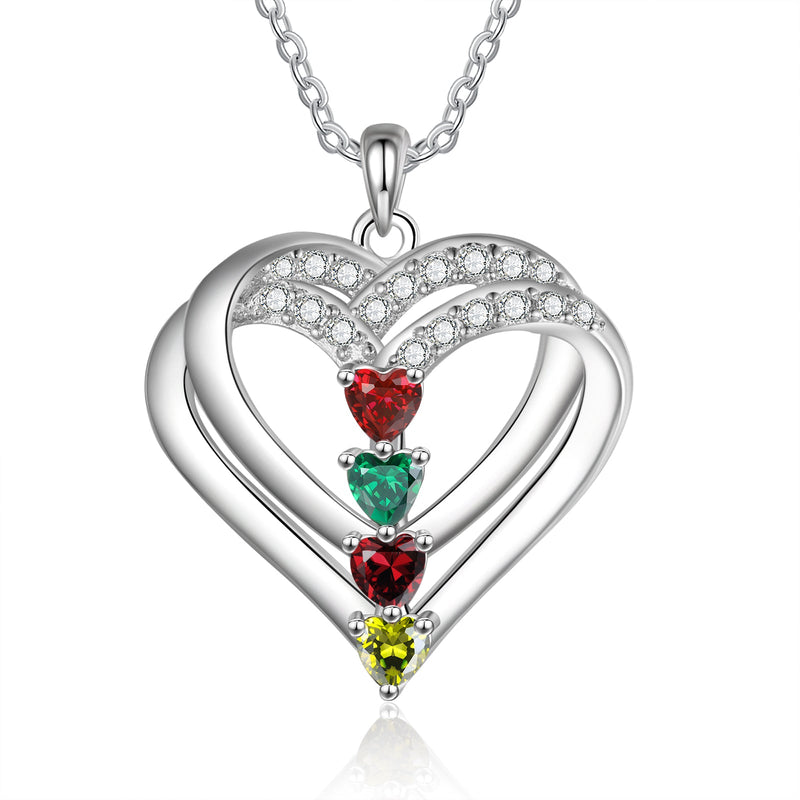 925 Sterling silver Custom Birthstone necklace
