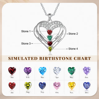 925 Sterling silver Custom Birthstone necklace