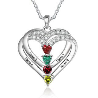 925 Sterling silver Custom Birthstone necklace