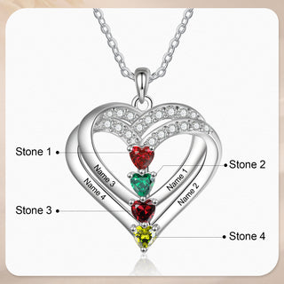 925 Sterling silver Custom Birthstone necklace