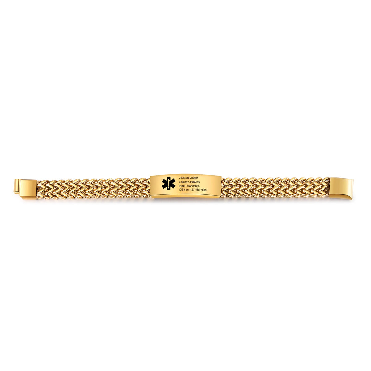 Customized Stainless Steel Medical Bracelets