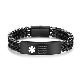 Customized Stainless Steel Medical Bracelets