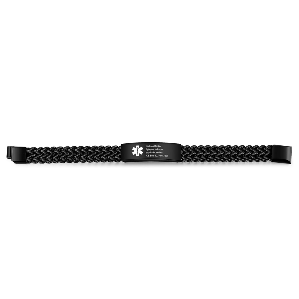 Customized Stainless Steel Medical Bracelets