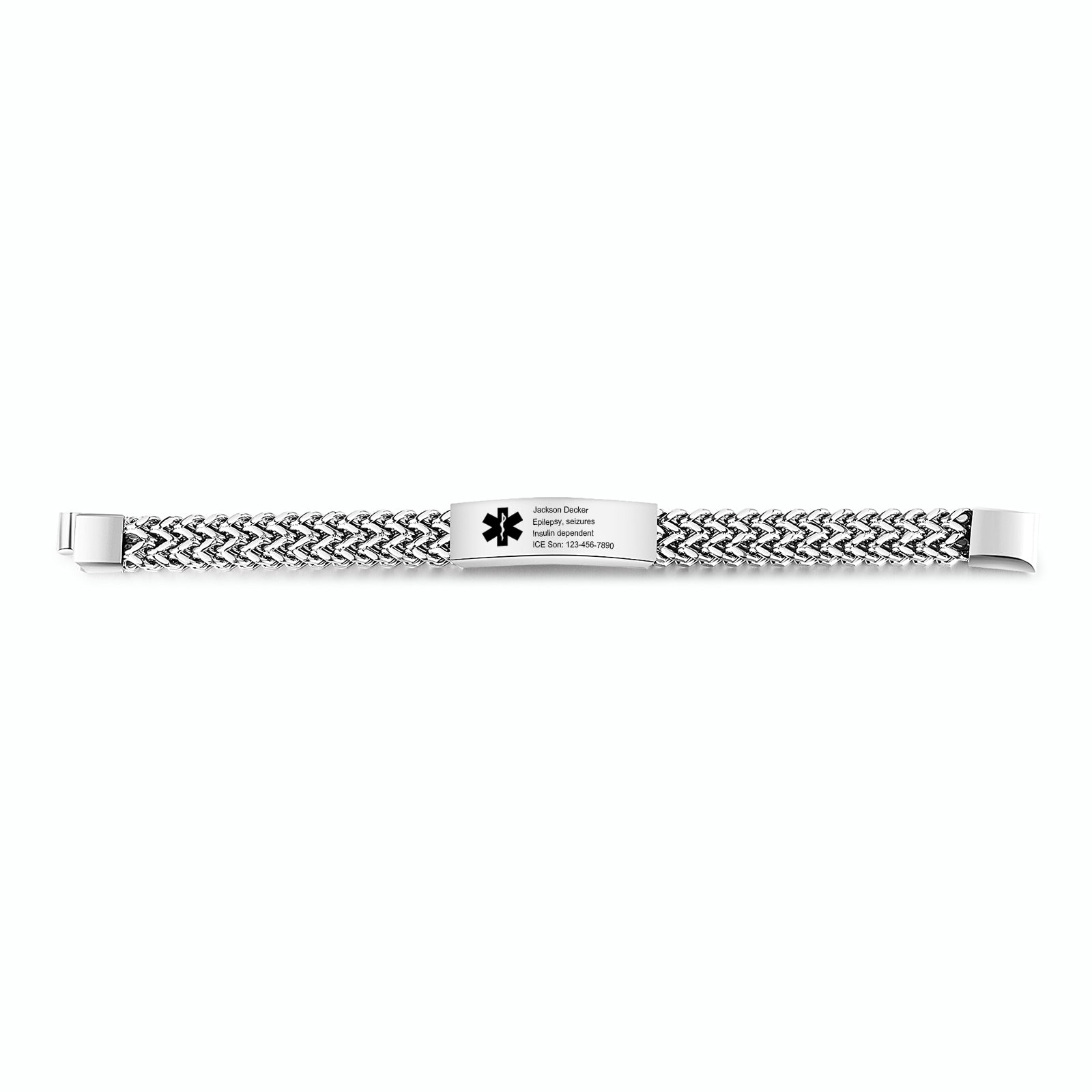 Customized Stainless Steel Medical Bracelets