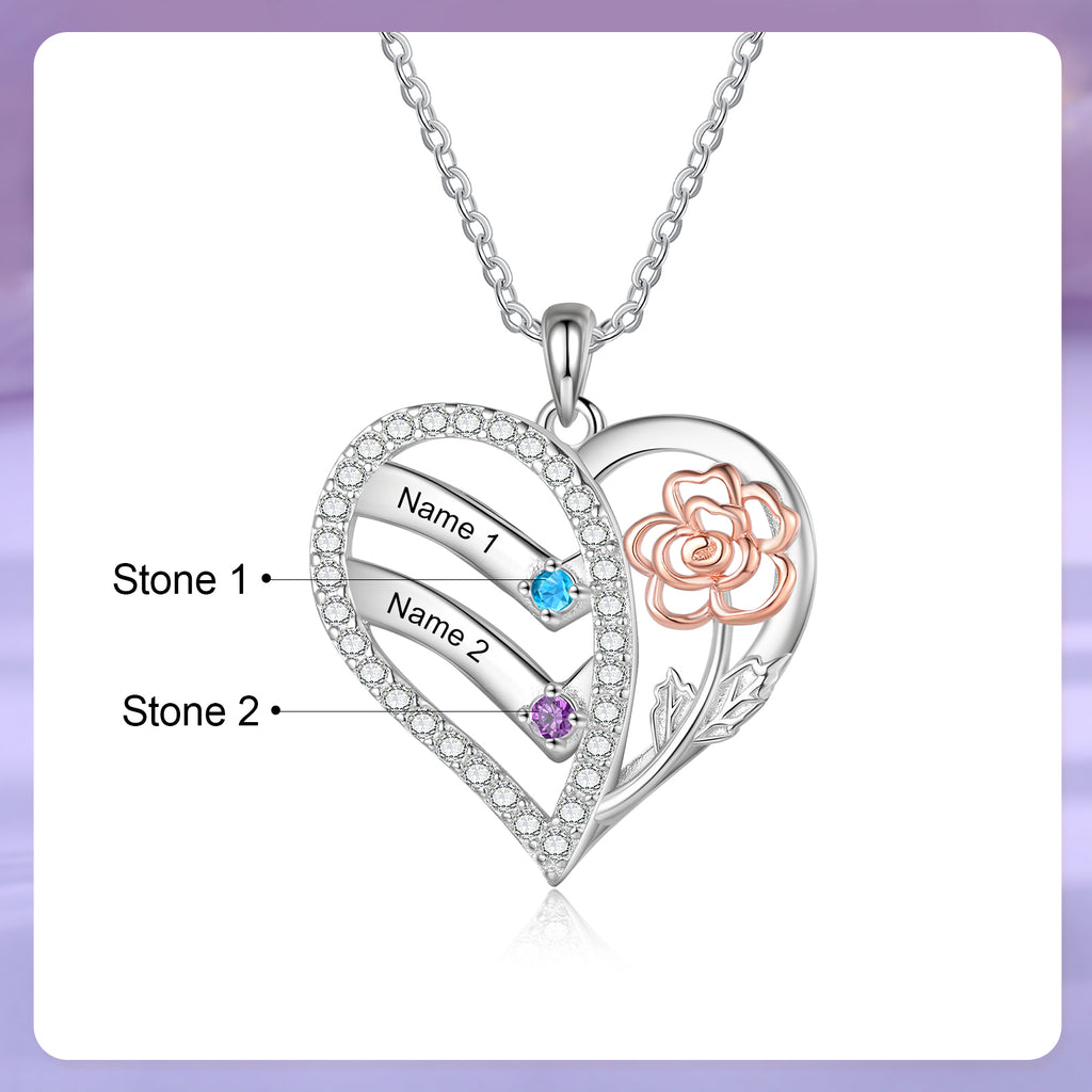 Custom Birthstone necklace