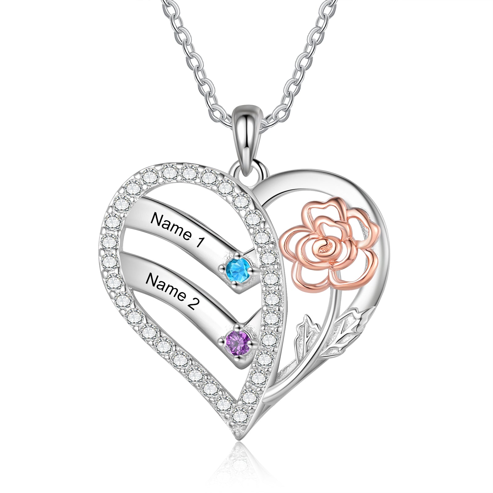 Custom Birthstone necklace
