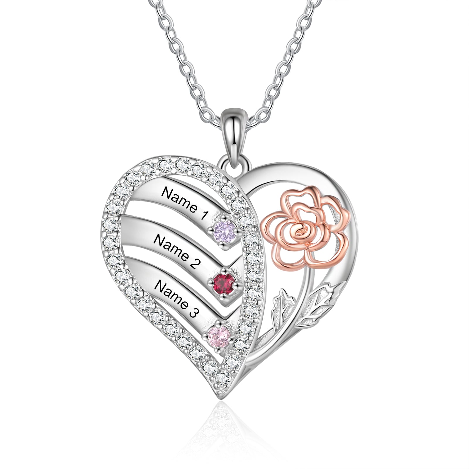 Custom Birthstone necklace
