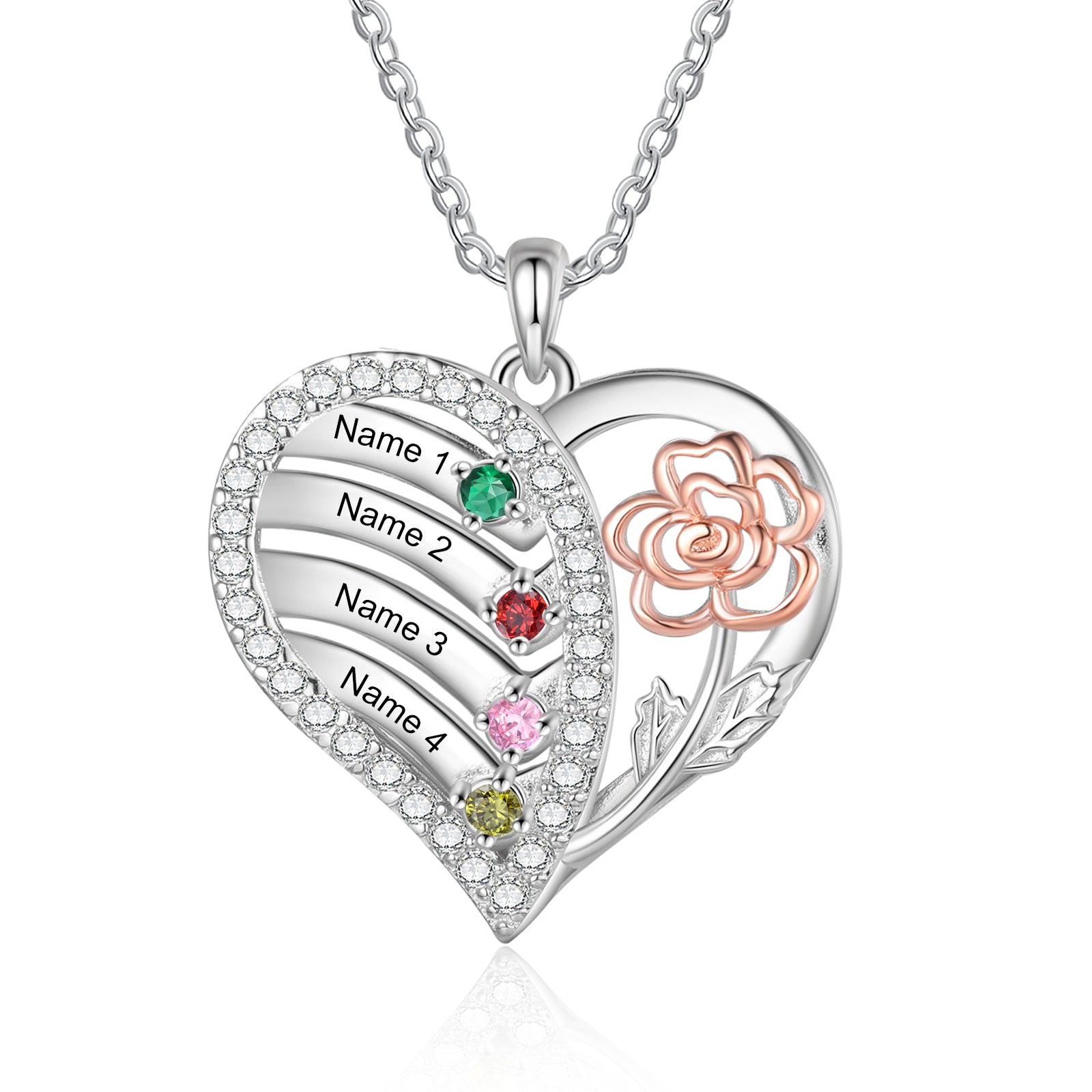 Custom Birthstone necklace