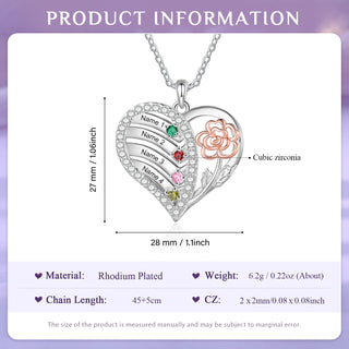 Custom Birthstone necklace