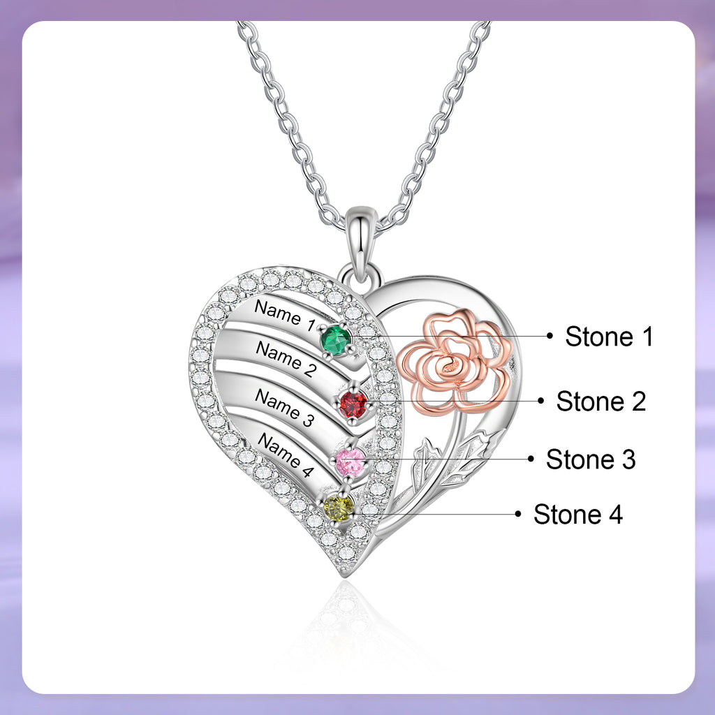 Custom Birthstone necklace