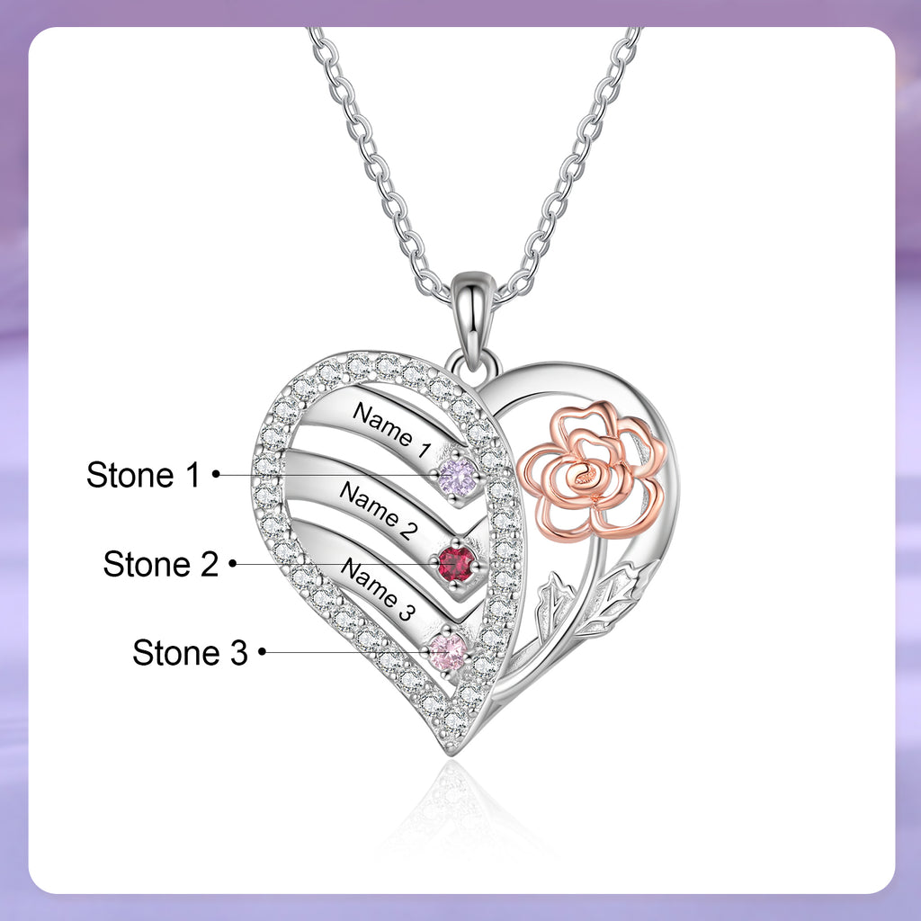 Custom Birthstone necklace