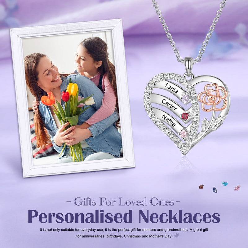 Custom Birthstone necklace