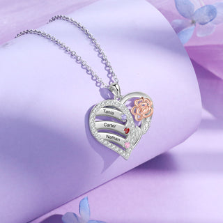 Custom Birthstone necklace