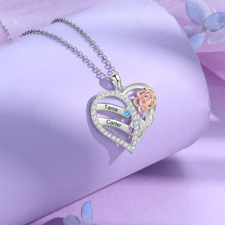 Custom Birthstone necklace