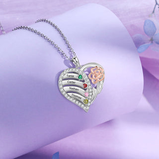 Custom Birthstone necklace